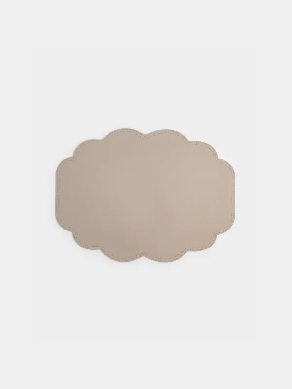 Placemat, 33x45 cm, PVC, shaped, silver, Rock, image-0