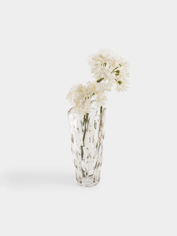 Flower vase, 29 cm, glass, amber, Allant, image-4