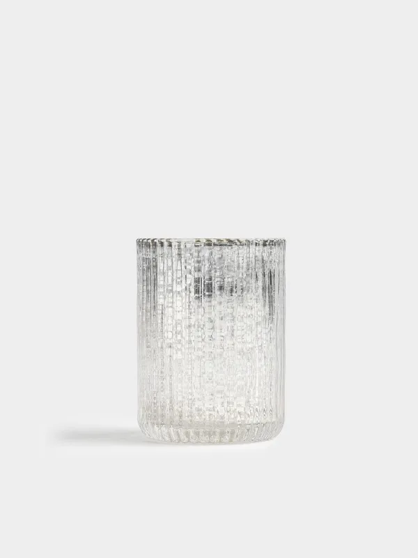 Bathroom tumbler, 9 cm, glass, golden, Diana, image-2