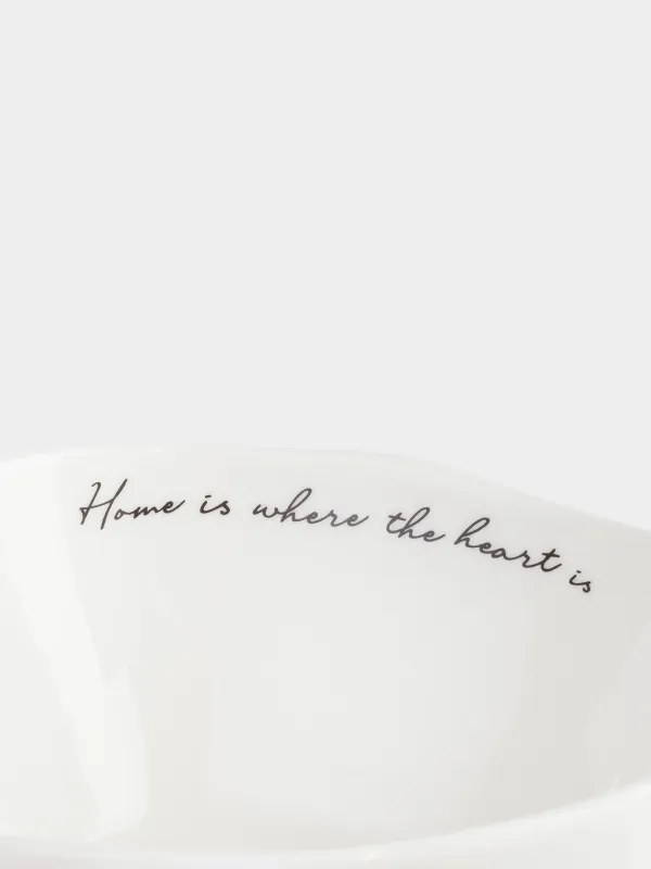 Salad bowl, 15x7 cm, 530 ml, porcelain P, white, House, Amour, image-4
