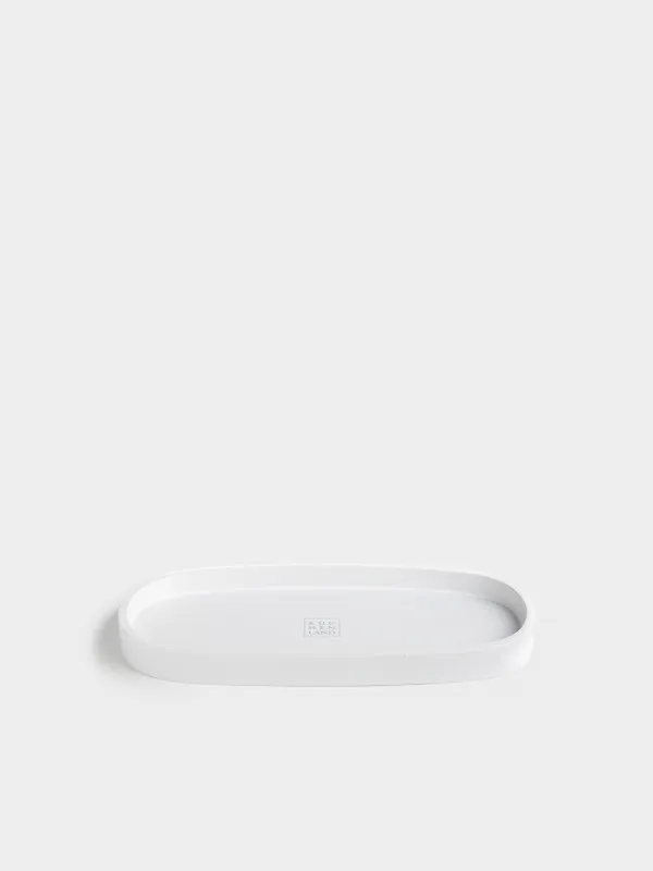 Bath tray, 23x10 cm, polyresin, white, Vesta, image-0