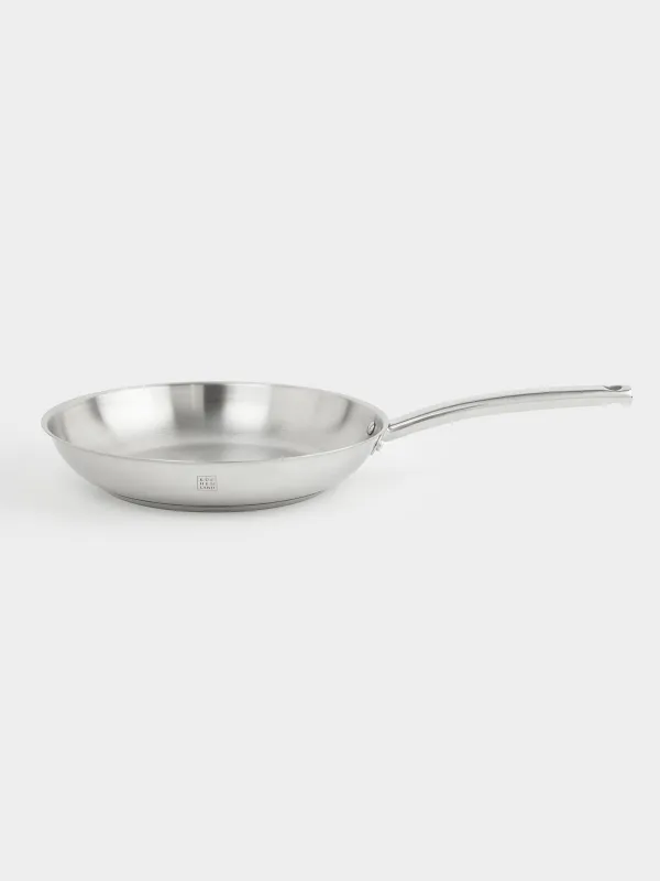Frying pan, 28 cm, steel, Silver Stone, image-1