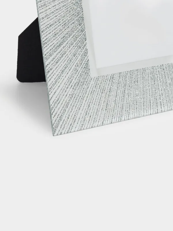 Photo frame, 17x22 cm, glass, Silver stripes, Actress, image-2