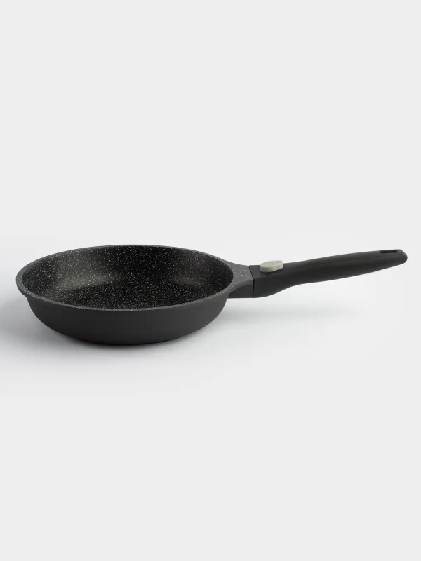 Frying pan, 24 cm, removable handle, coated, aluminum, Solution 2, image-3