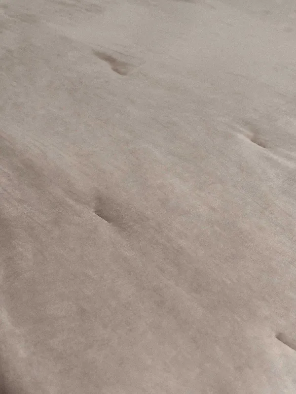 Bedspread, 240x260 cm, quilted, velvet/microfiber, brown, Frame, Stitch velvet, image-2