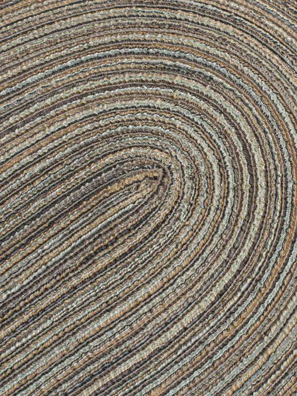 Placemat, 30x45 cm, polyester, oval, gray-brown, Rotary, image-1