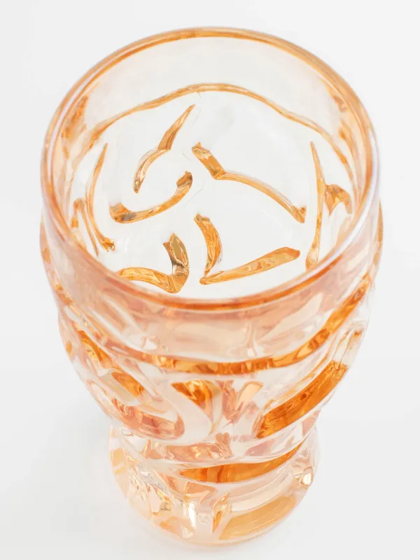 Glass, 15 cm, 270 ml, glass R, amber, Patterns, Gala, image-4