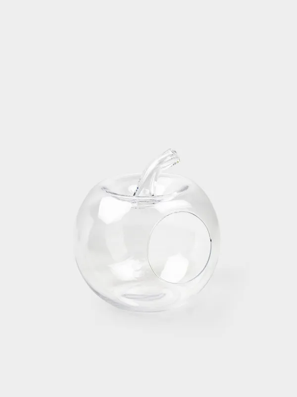 Candy box, 27x24 cm, glass, Apple, Clear, image-1