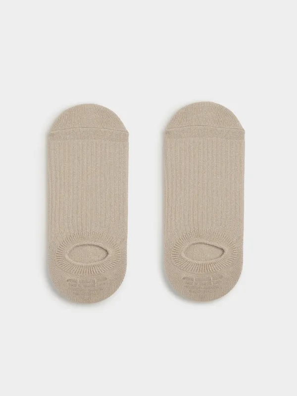 Women's track socks, size 36-38, cotton / nylon, sand, Glint, image-2