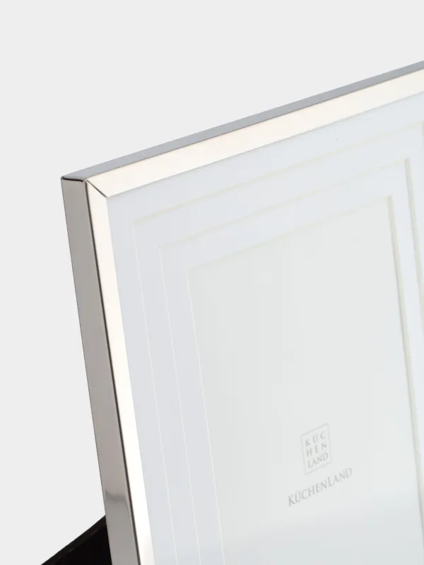 Photo frame, 16x21 cm, with passepartout, steel / glass, silver, Fantastic, image-3