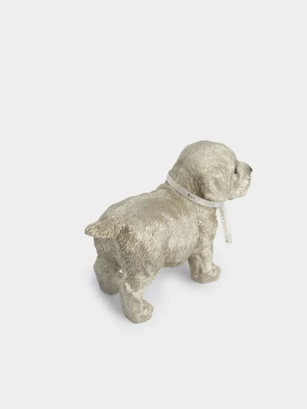 Statuette, 11x17 cm, polyresin, golden, Labrador, Dog, image-1