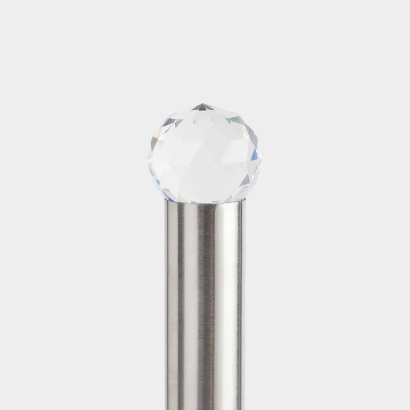 Paper towel holder, 32 cm, Steel / Marble, Silver, Crystal, Classic Marble, image-4