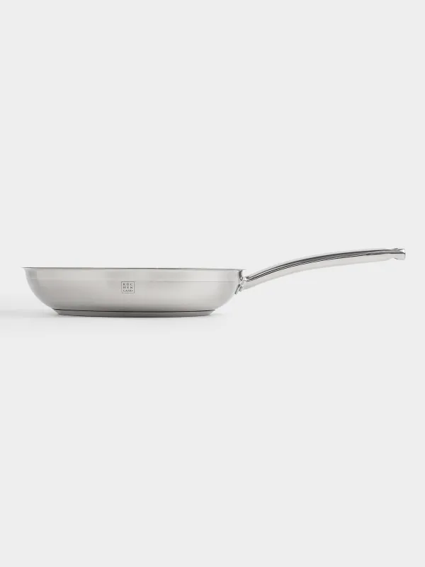 Frying pan, 28 cm, coated, steel, Silver Stone, image-2