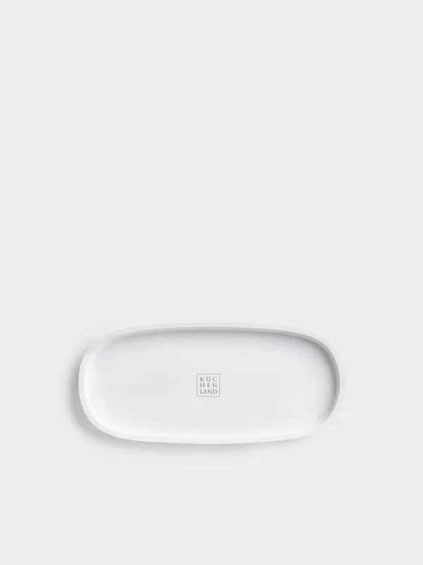 Bath tray, 23x10 cm, polyresin, white, Vesta, image-2