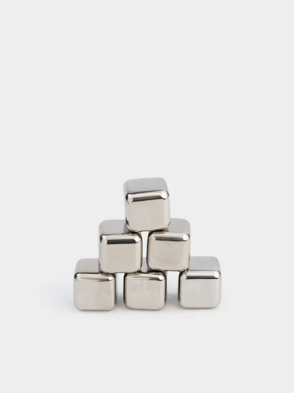Set of cubes for cooling drinks, 8 pr, with tongs, steel, BAR, image-3