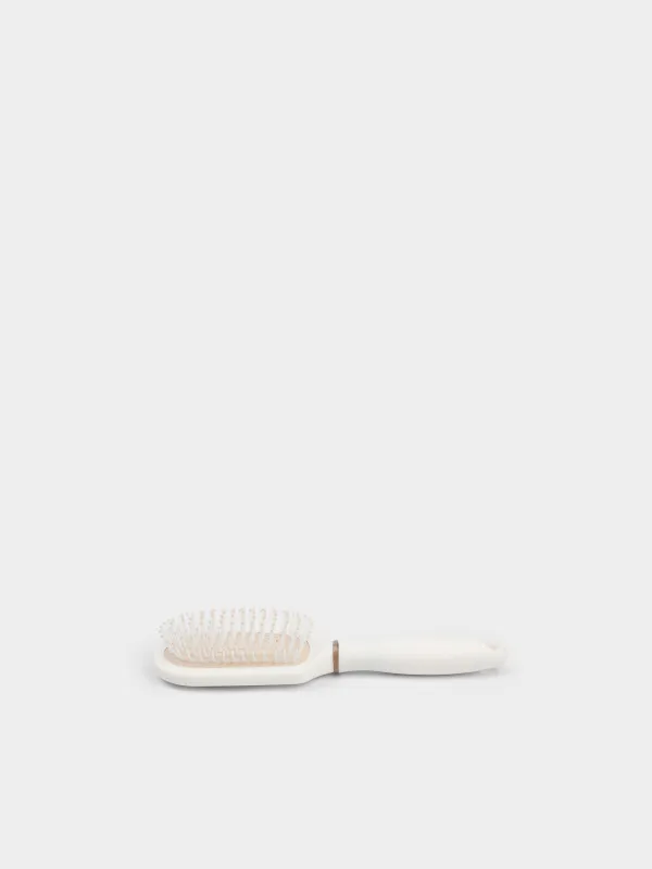 Hair massage comb, 23 cm, plastic / rubber, beige, Alini, image-3