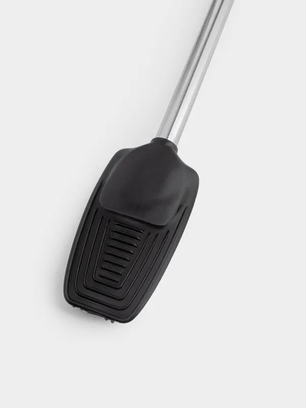 Toilet brush, 53 cm, with stand, rubber / steel, Antei, image-4