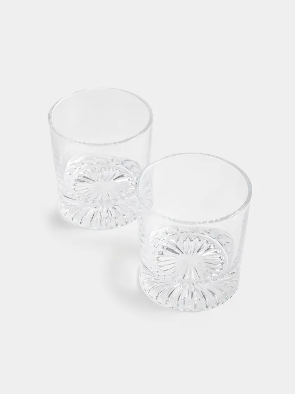 Drink set, 2 persons, 6 items, glasses / cubes, glass R / marble, Valor, image-2