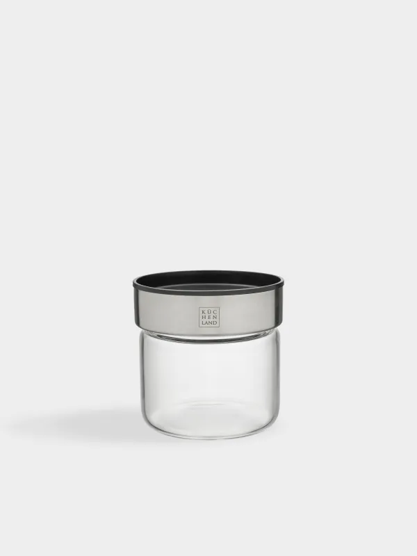 Food jar, 400 ml, glass B/plastic, Comfort, image-0