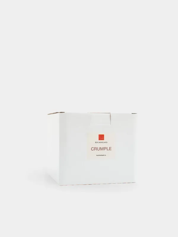 Mug, 400 ml, porcelain P, with golden edging, Crumpled effect, Crumple gold, image-2