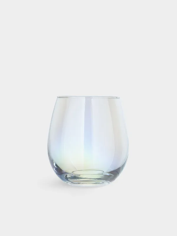 Glass, 9 cm, 350 ml, 2 pcs, glass, mother of pearl, Floyd polar, image-3