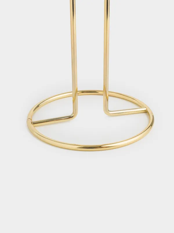 Paper towel holder, 31 cm, metal, golden, Twist gold, image-2