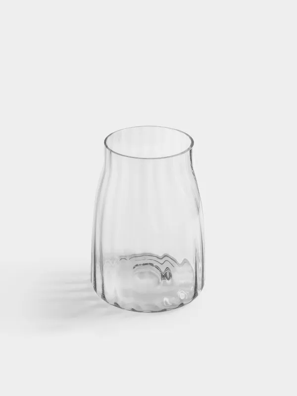 Flower vase, 26 cm, glass, Ledge, image-1