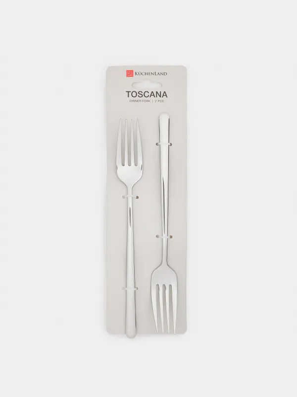Dining fork, 2 pcs, steel, Toscana, image-4