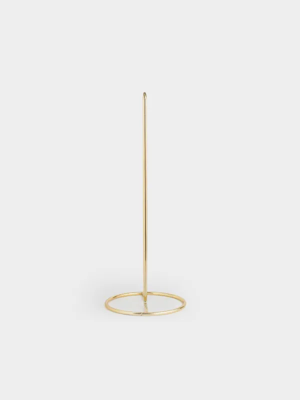 Paper towel holder, 31 cm, metal, golden, Twist gold, image-1