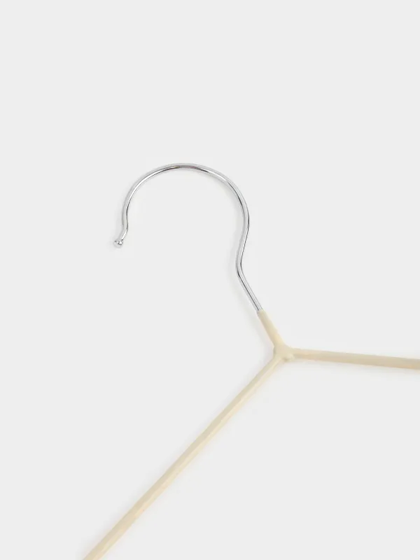 Hanger, 40 cm, 5 pcs, metal coated, beige, Colorful house, image-2