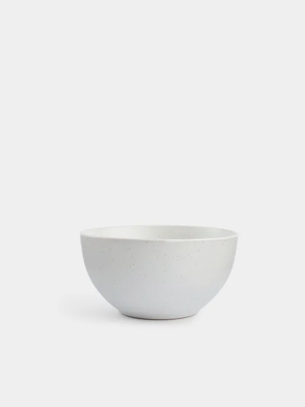 Dining set, 6 pers, 18 pr, ceramic, milk, speckled, Particle, image-5