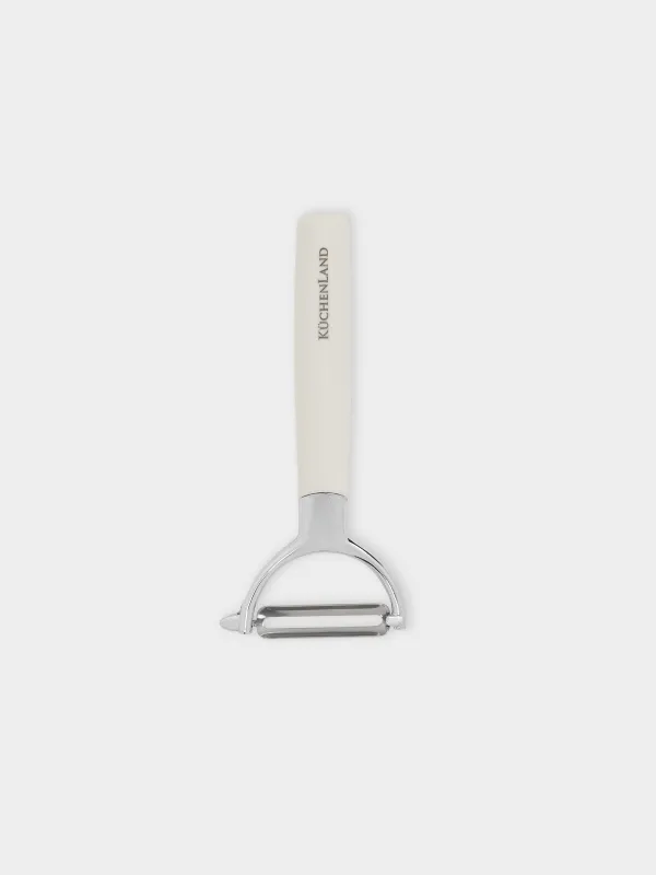 Vegetable peeler, 16 cm, metal / plastic, Fastie, image-0