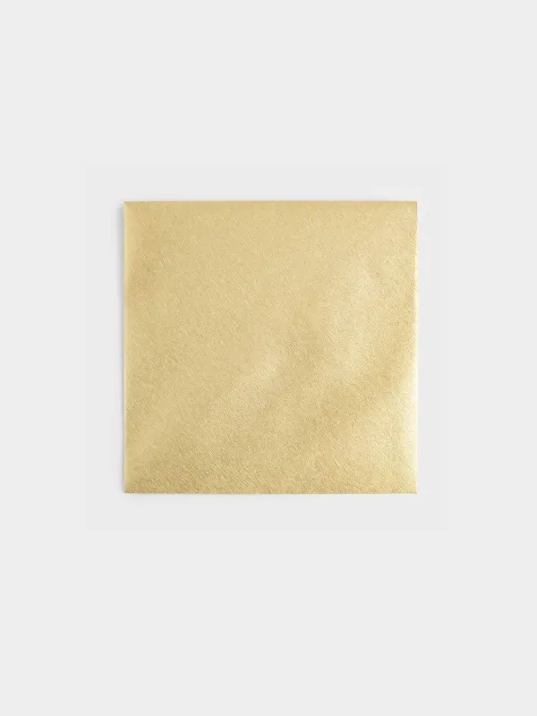 Gift envelope, 15 cm, paper, square, golden, Congrats, image-2