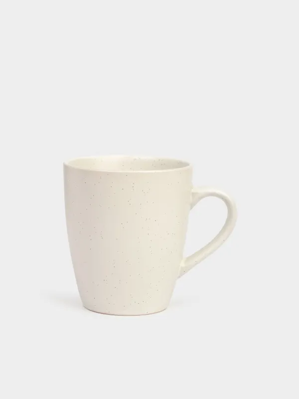 Mug, 400 ml, 2 pcs, ceramic, milk, speckled, Particle, image-4