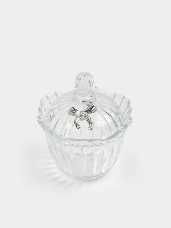 Storage container, 15x18 cm, 500 ml, glass R, Bow, Alid, image-1
