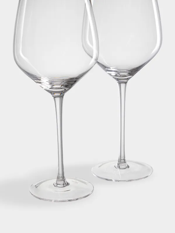 Drinking glass, 500 ml, 2 pcs, glass, Angel tear, image-3