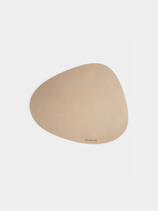 Napkin for appliances, 37x45 cm, PVC, curly, golden beige, Rock, image-0