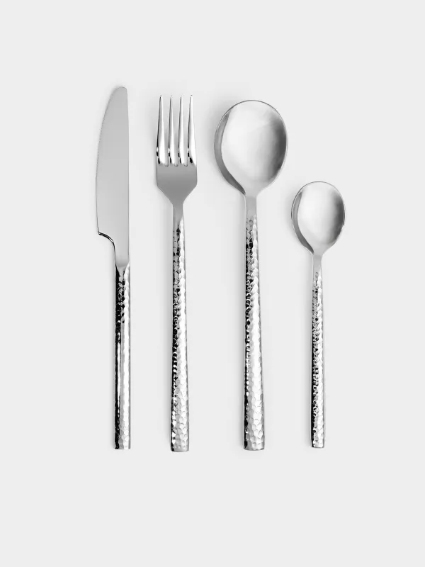 Cutlery, 6 persons, 24 items, steel, Palermo, image-0