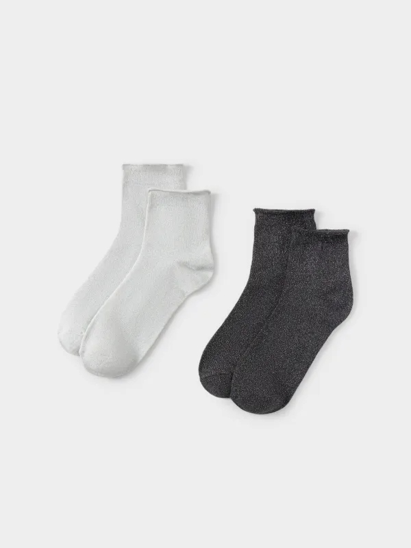 Women's socks, size 36-38, cotton / polyester, milky, Glint, image-4