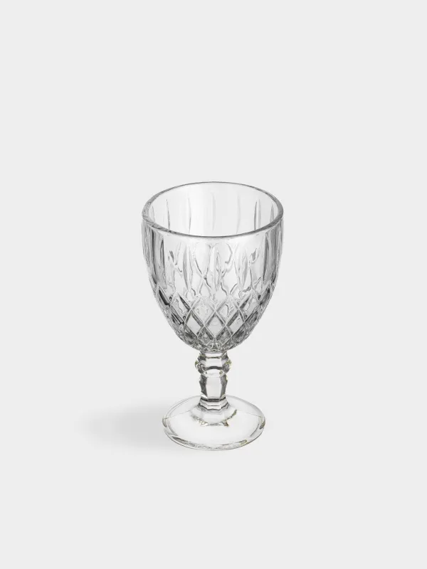 Drinking glass, 300 ml, glass R, yellow gradient, Rhomb gradient, image-1