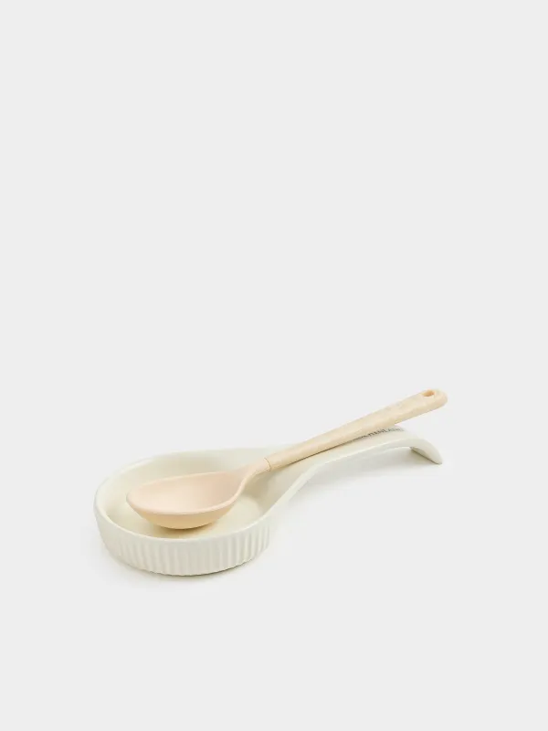 Spoon stand, 23 cm, ceramic, beige, Laneri, image-5