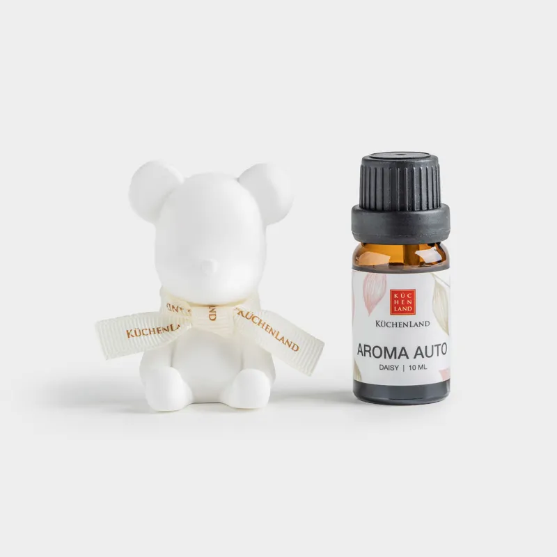 Aroma kit for cars, on the deflector, clay, Daisy, Auto