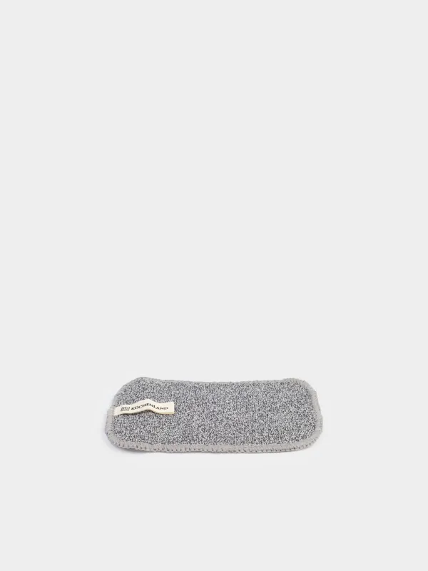 Dishcloth, 15x10 cm, 3 pcs, natural fiber, dark grey, Clean, image-2