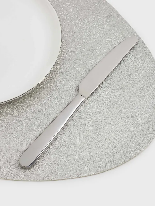 Placemat, 37x45 cm, double-sided, PVC, shaped, silver/gold, Rock, image-3