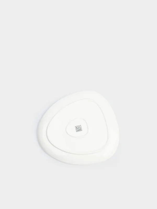 Snack plate, 23x21 cm, porcelain P, white, Synergy, image-5