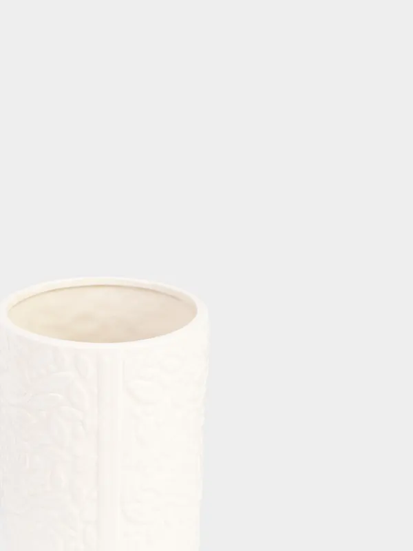 Kitchen accessories stand, 16 cm, ceramic, cream, Petals, Impression, image-2