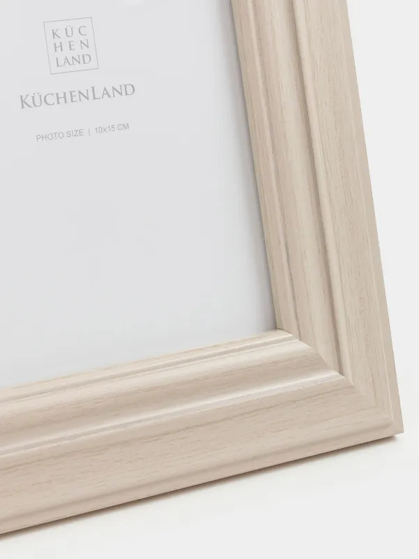 Photo frame, 16x21 cm, plastic / glass, beige, Gallery, image-2