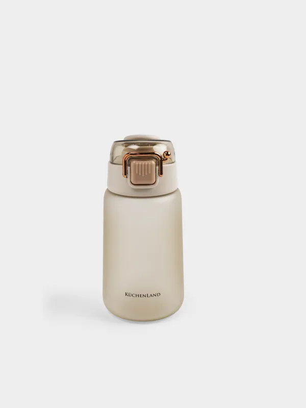 Water bottle, 500 ml, plastic, Beige, Aquatic, image-0