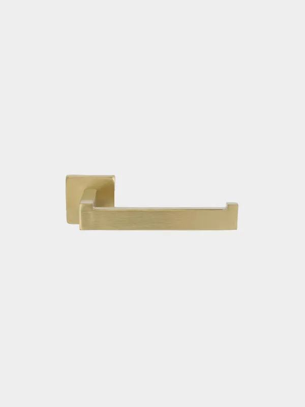 Toilet paper holder, 16 cm, wall-mounted, steel, gold, Trend, image-0