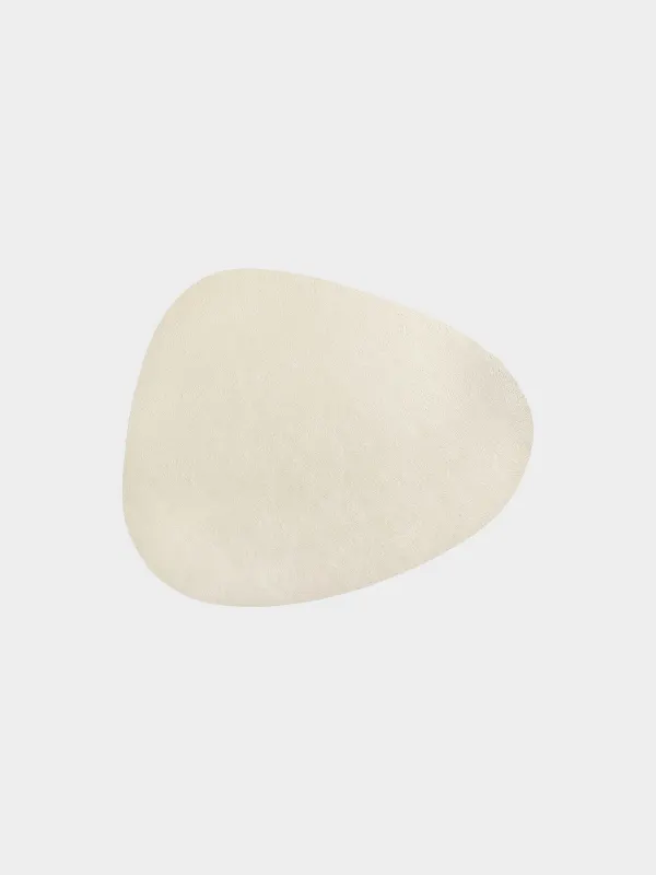 Placemat, 37x45 cm, double-sided, PVC, shaped, silver/gold, Rock, image-1